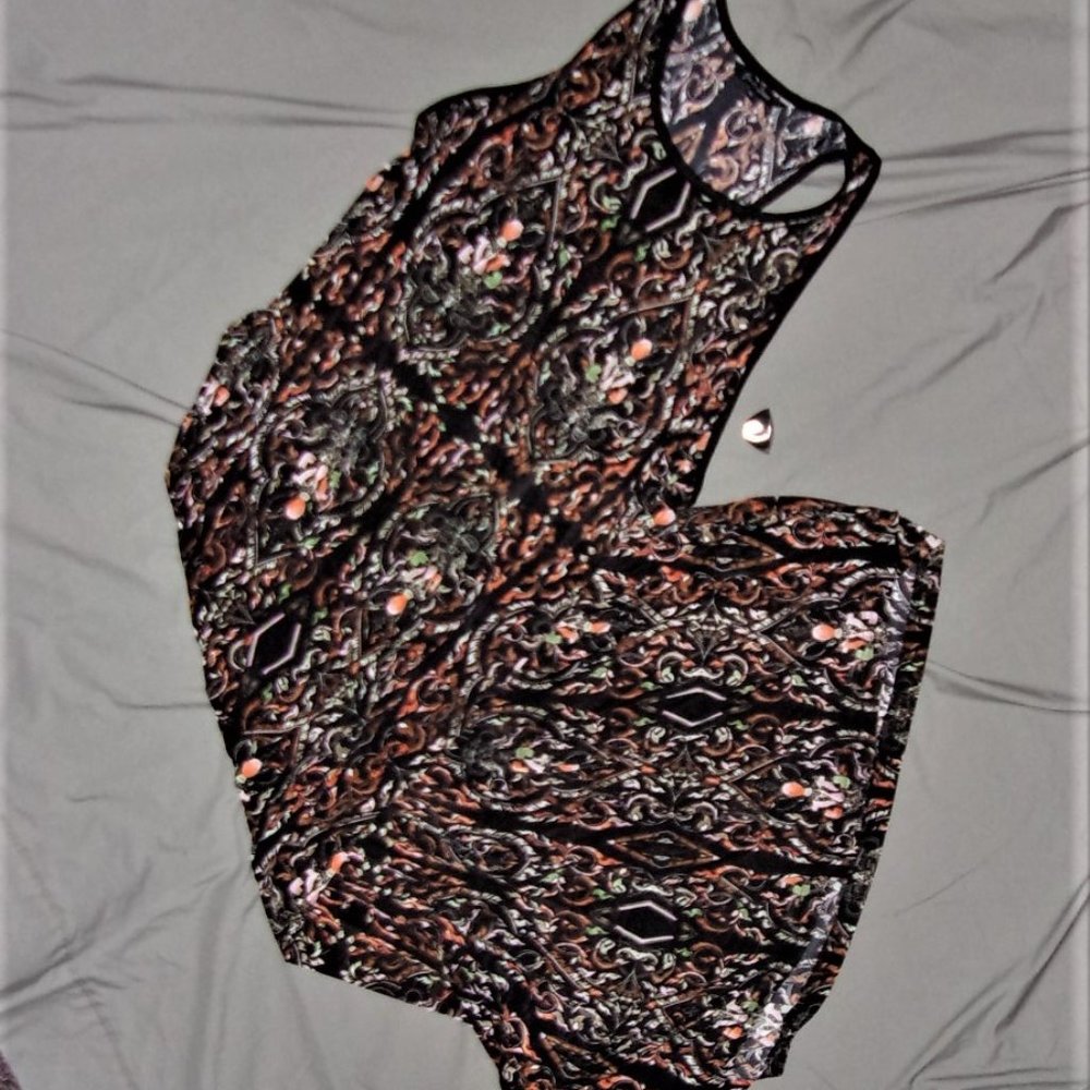 size 3x 3 x  womens festival boho white black pretty casual wear dress maxi